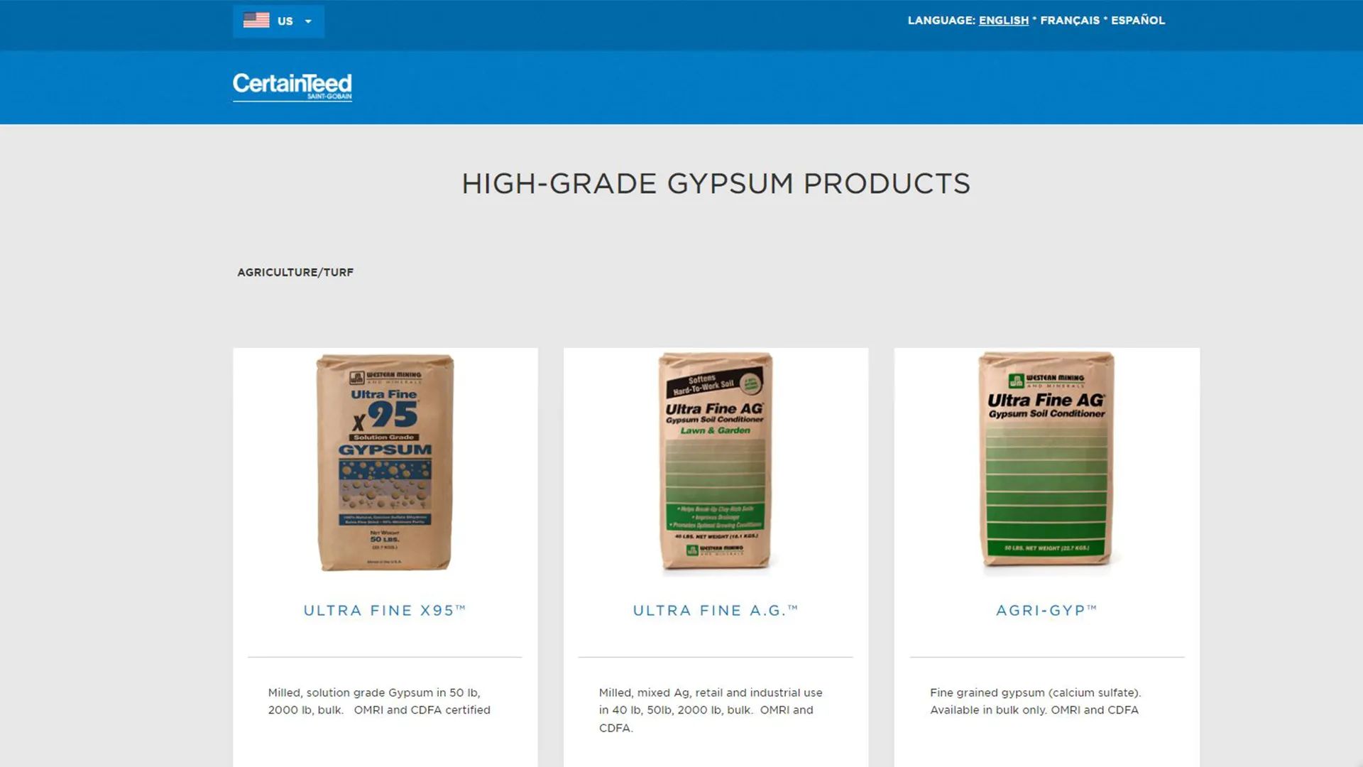 Increase Crop Yields and Profitability with CertainTeed Gypsum Mined