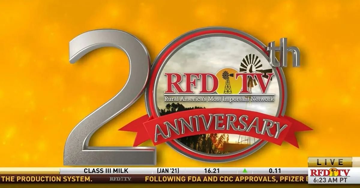 RFDTV Celebrates 20th Anniversary