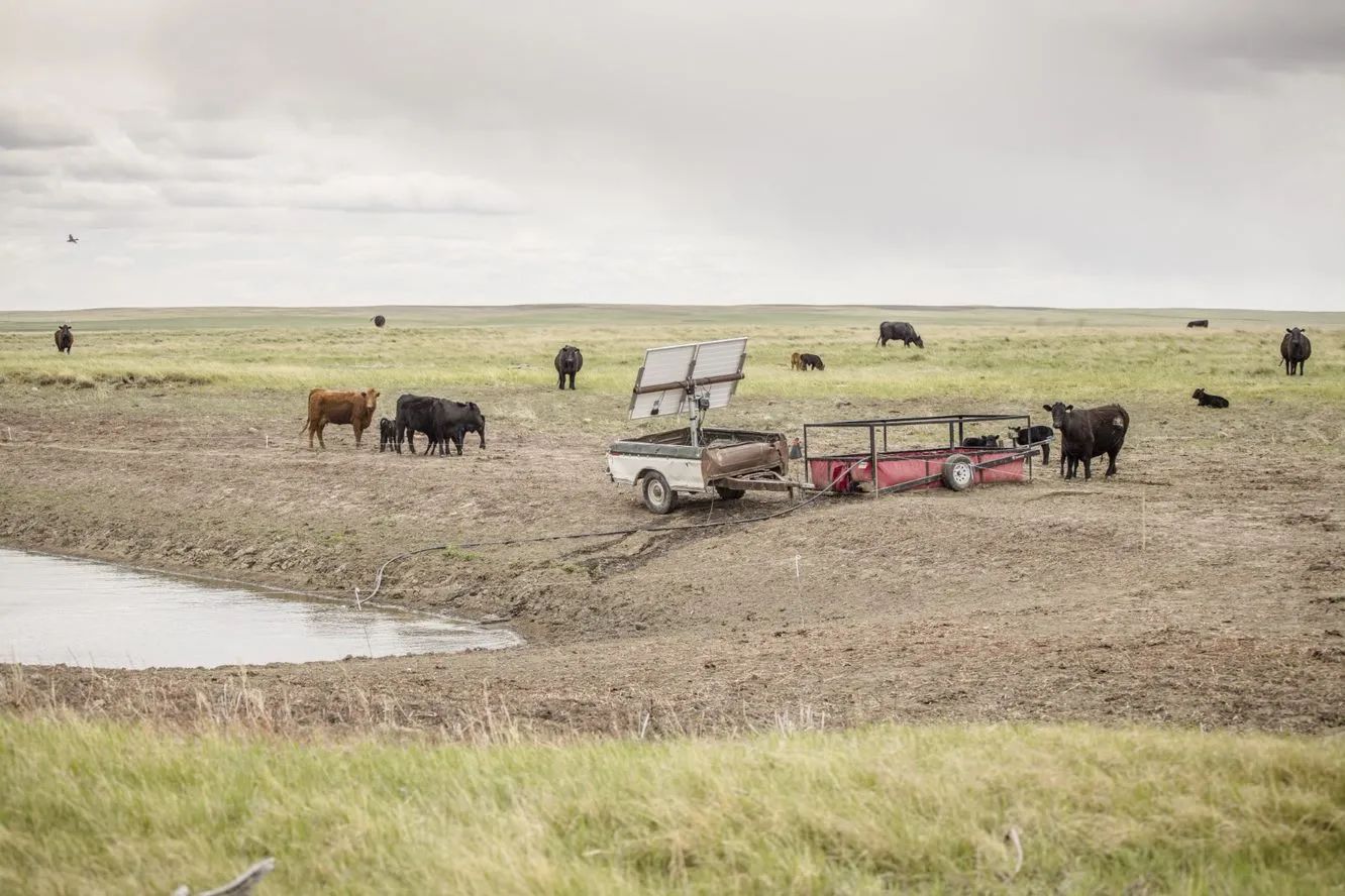 “In normal conditions, we were adequately watered. Given the last couple years of drought, we've had to drop our grazing considerably and water is my next most important key step to staying profitable and being able to utilize my grass,” Dusty Emond said. “The nice thing about this, is we can now set them different places than where the reservoirs are to help spread out our grazing distribution.”